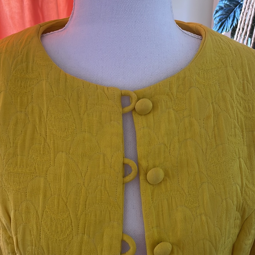 Jacques Hemi Paris, a salon Francis Palm Beach, jacket, Vintage Yellow small - Picture 2 of 7